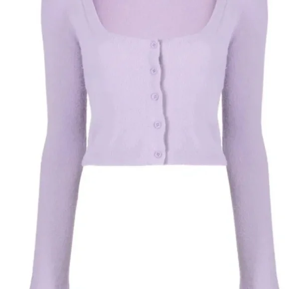 Danielle Guizio Lavender sweater skirt set NWOT - Picture 3 of 10